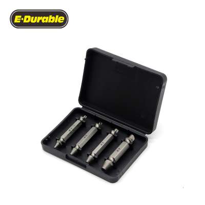 E-Durable Damaged Screw Remover and Extractor Set, Double-end Stripped Screws Remover Bolt Extractor woodworking tool Kit