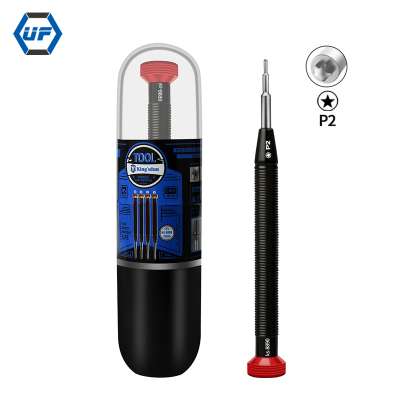 Portable High Quality S2 Aluminum Alloy Steel Screwdriver Screw Driver with Phillips Cross Slotted Bits